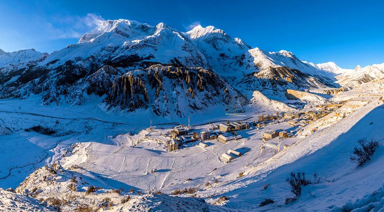 Manang the habitat of snow leopards