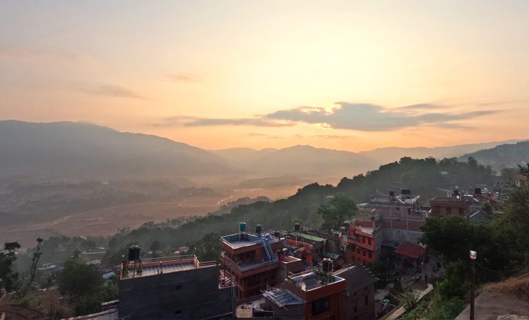 sunrise from changu