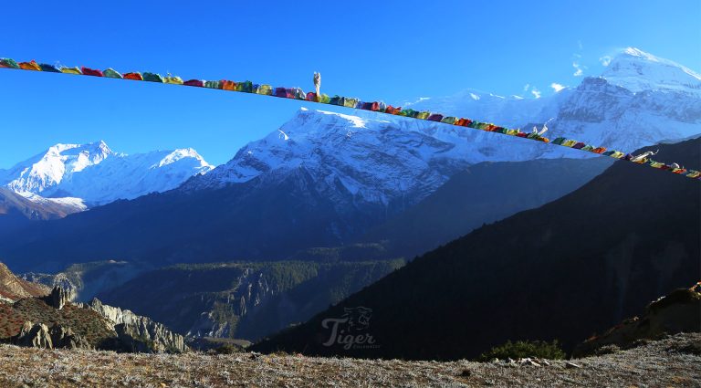 Annapurna range seen from Manang