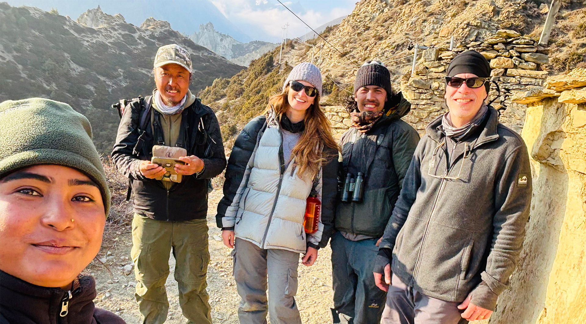 Tiger Encounter Team in Manang